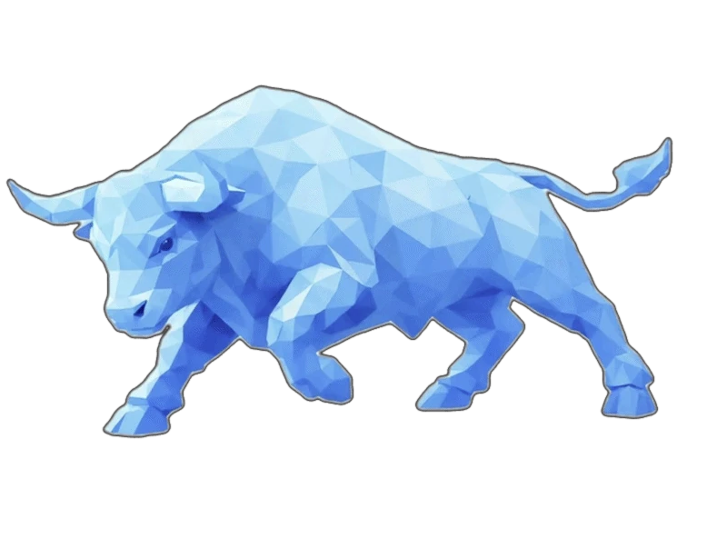 Bull low-poly mark